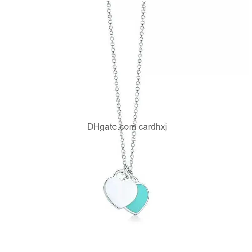 Pendant Necklaces Sterling Sier Original Brand Fashion Jewelry Woman For Necklace Couple Gift Drop Delivery Jewelry Necklaces Pendants Dhmv7