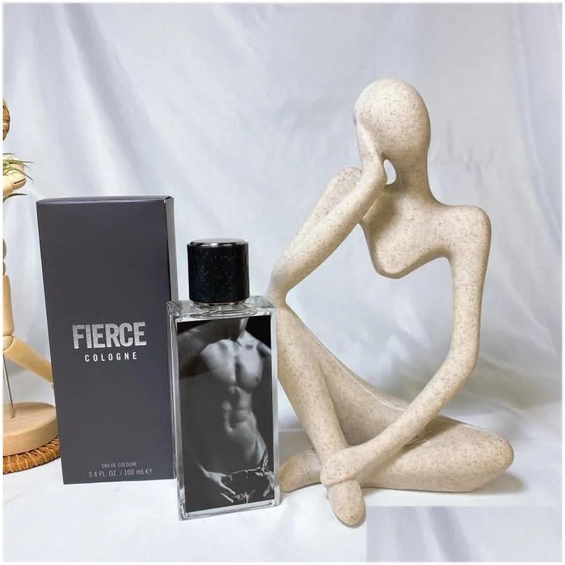 Promotion Classic Men Fragrance 100ml Fierce Perfume Eau De Cologne 3.4fl.oz Long Lasting Good Smell af Man Parfum Spray Fast Ship High Version