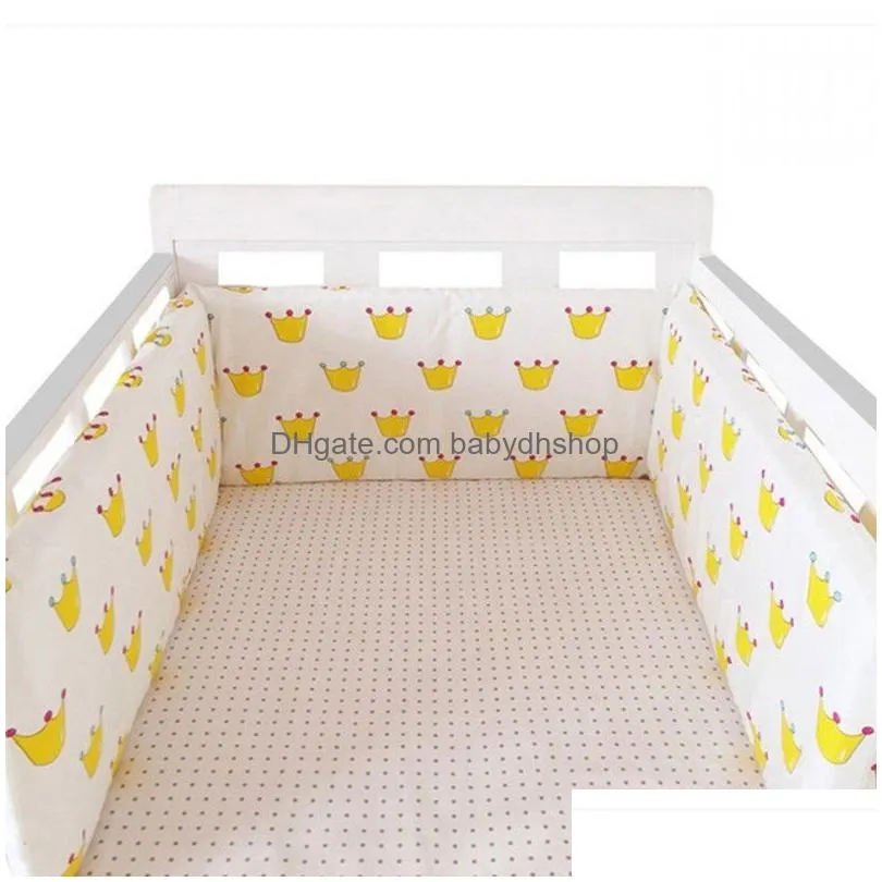 bed rails 200x30cm baby crib fence cotton protection railing thicken bumper around protector room decor 220826