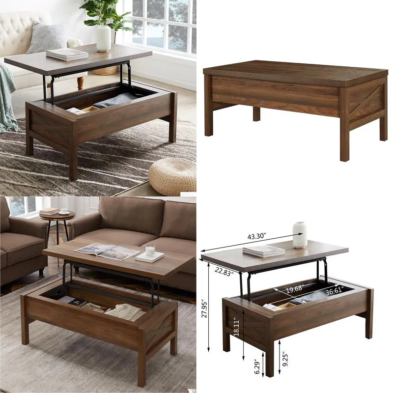 Living Room Furniture,Lift Coffee Table
