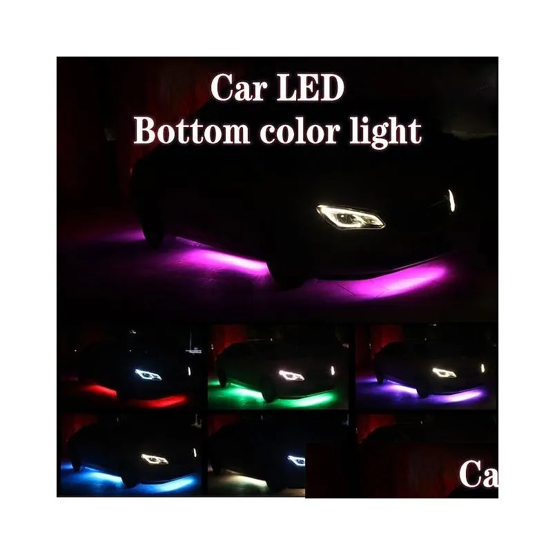 100W 5050 SMD LED IP68 Waterproof Car Underbody Light LED Decorative Lamp Auto RGB Underglow Flexible Strip Voice APP Control7438548
