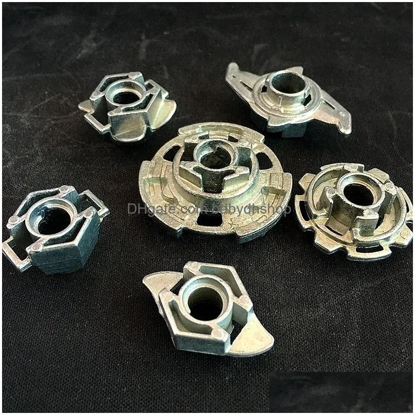 spinning top 6pcs mfb beyblade tip bolt metal spare parts 221104