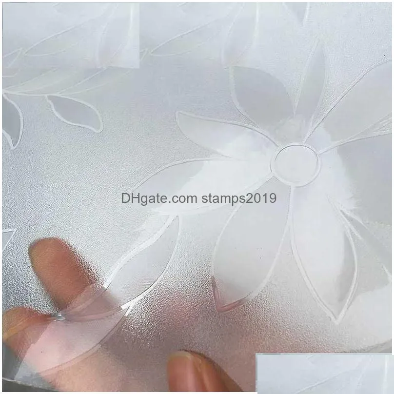 table cloth 1.0 mm pvc tablecloth round transparent table film protection pad table mat soft glass tablecloth dining table