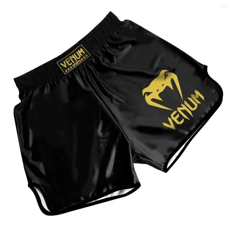 Men`s Shorts Boxing Muay Thai Kick Boxer Trunks MMA Men Fight Grappling Sportswear Quick Drying Training Short Pant