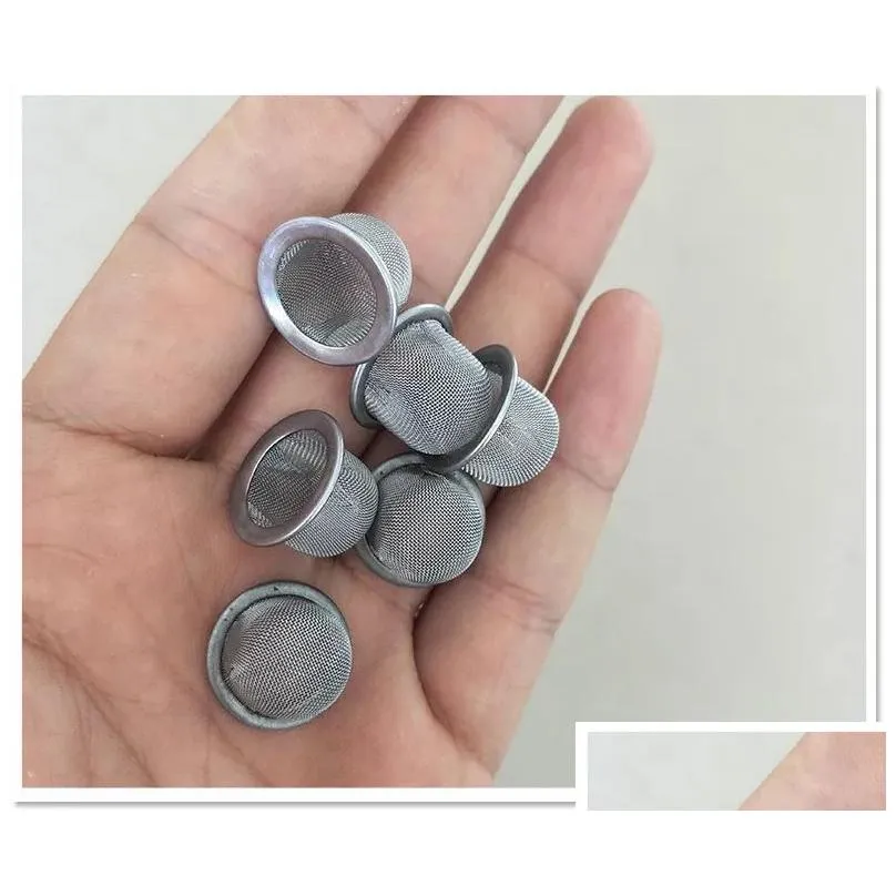 Accessories Sns Bowl Shaped Quartz Crystal Smoking Pipe Tobacco Metal Filters Accessories 15Mm 16Mm 17Mm Round Diameter Drop Delivery Dhrno