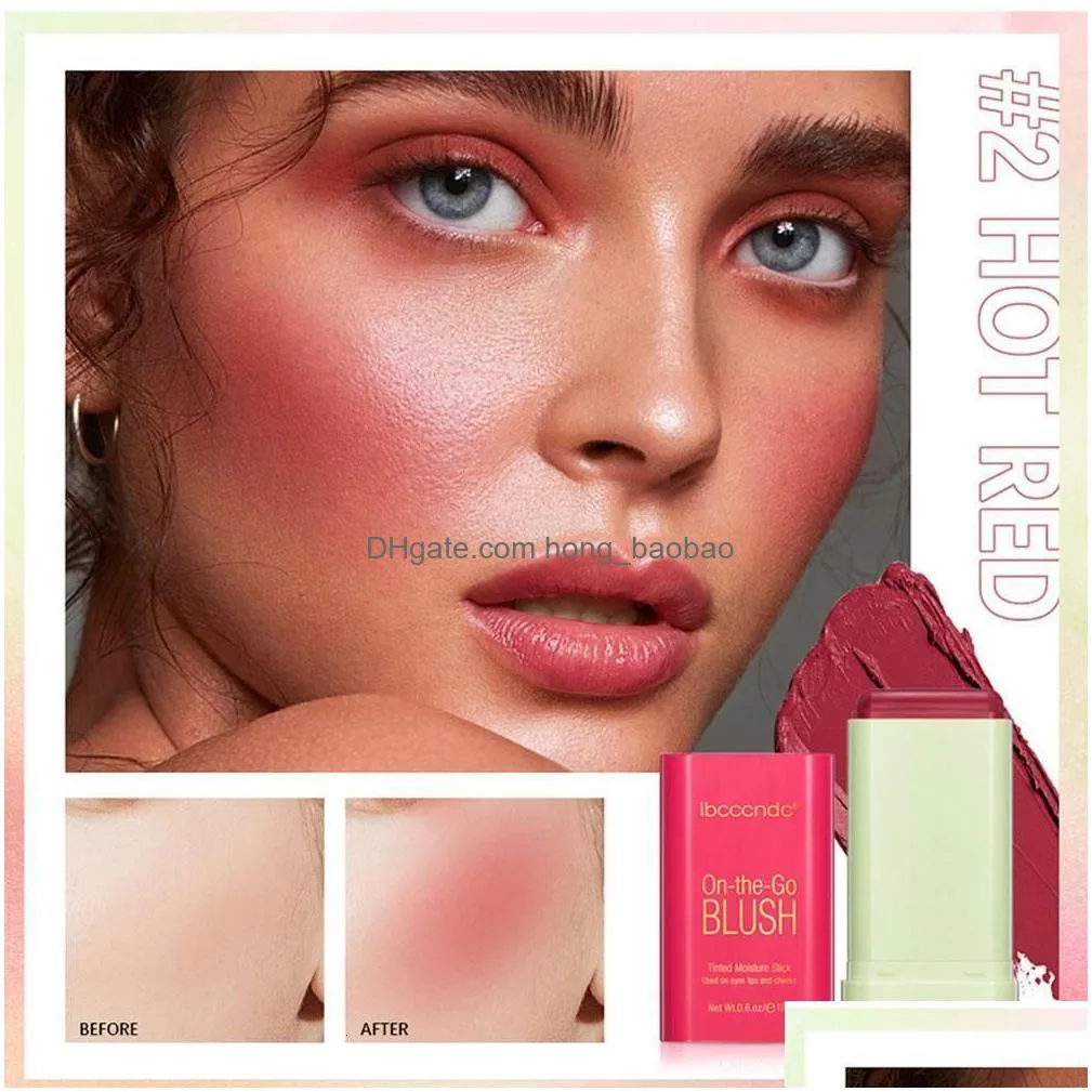 blush liquid cheek nourishing gel cream natural waterproof multi purpose eye shadow contouring makeup cosmetics 230829