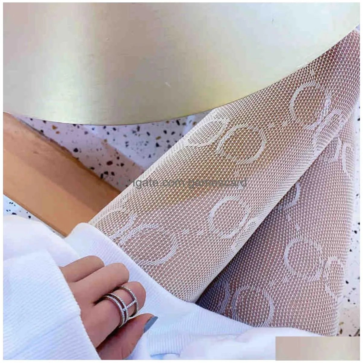 21ss fashion designer socks classic letter mesh silk socks women sexy underwear ball leggings pantyhose