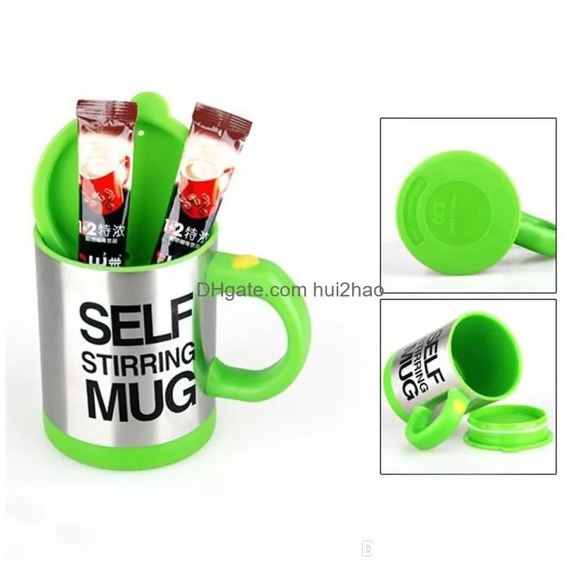 mugs juice self stirring drinkware bottles 400ml matic electric lazy mug cup coffee milk stainless steel mixing bh1388 drop delivery h