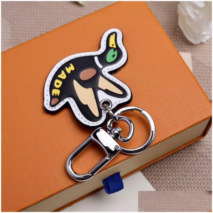 Keychains & Lanyards Designer Keychain Japanese Street Style Mens Ladies Childrens Luxury Keychains Bags Car Pendants High Quality Dr Dhkxw