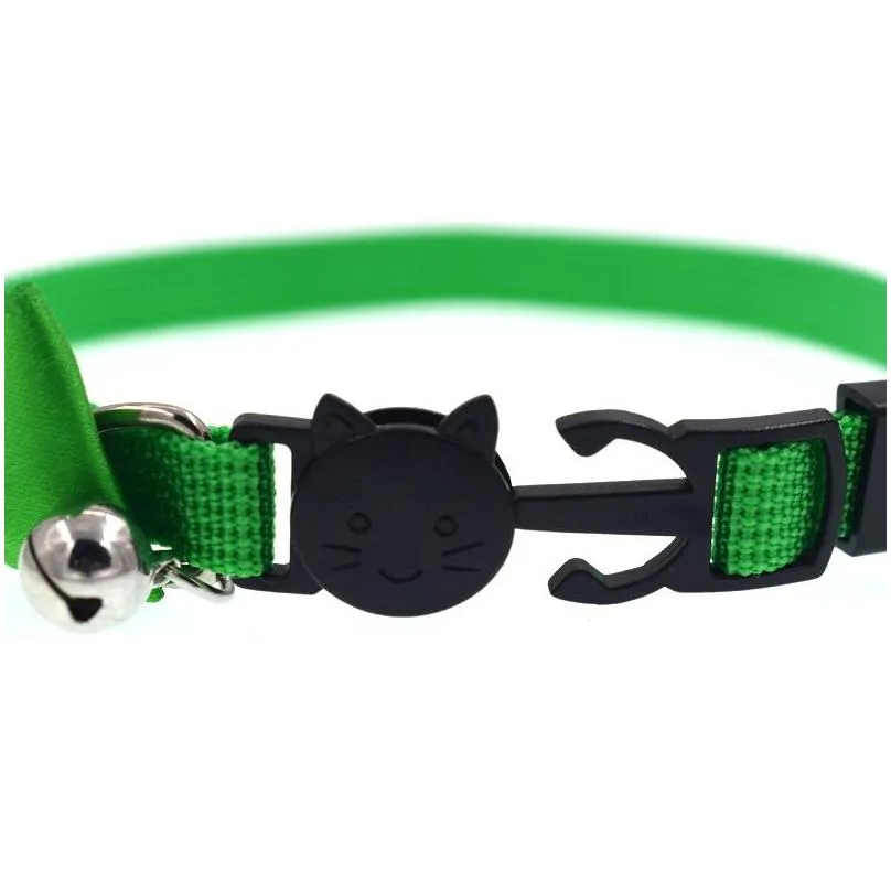 Cat Collars & Leads Pet Cat Puppy Collar Bowknot Stylish Beautif Small Convenient Towing Rope Chest Strap Pets Supplies Xg0055 Drop De Dh3Nz