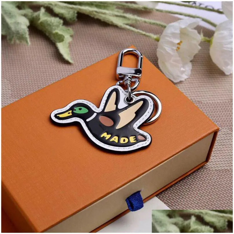 Keychains & Lanyards Designer Keychain Japanese Street Style Mens Ladies Childrens Luxury Keychains Bags Car Pendants High Quality Dr Dhkxw