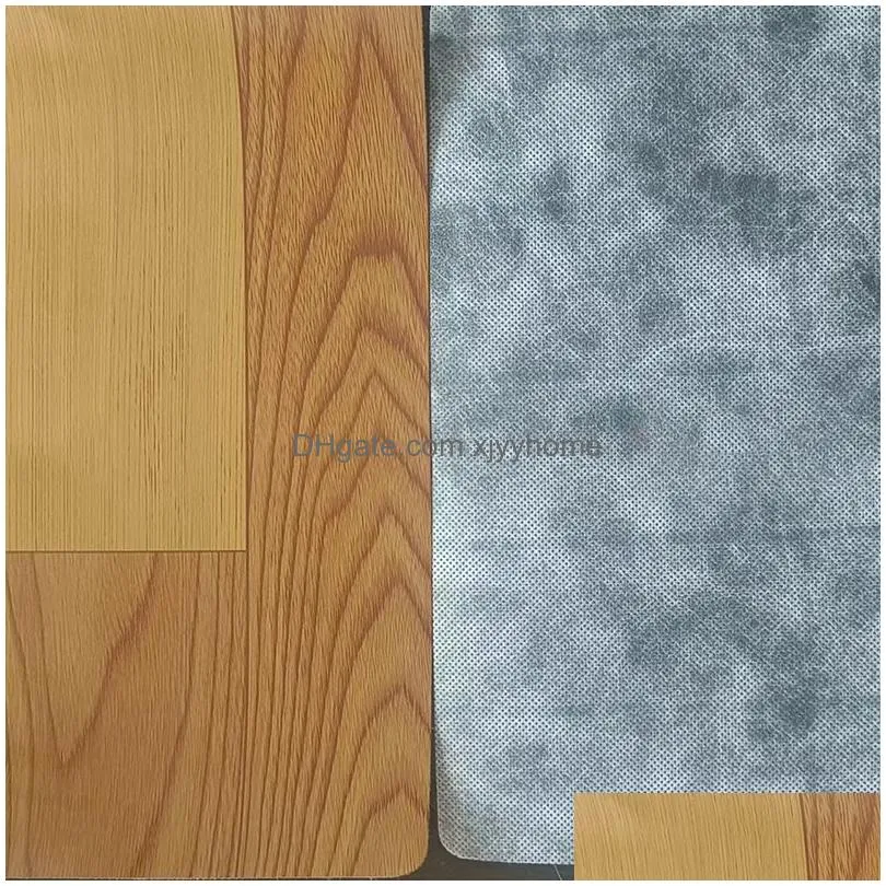 Flooring Thickened Wear-Resistant Floor Leather Household Commercial Pvc Cement Drop Delivery Home Garden Building Supplies Tiles Floo Dhqrz