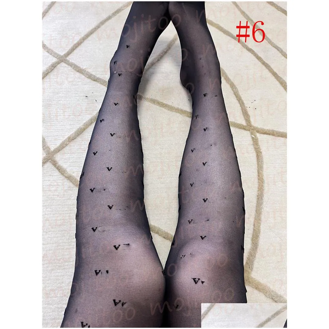 designer stockings womens tights socks luxury leggings design letters stretch net stocking sexy pantyhose for party