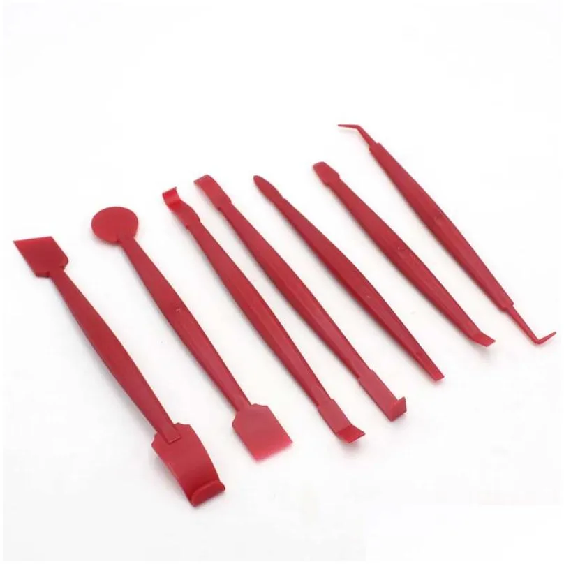 7pcs/Set Car Vinyl Wrap Film Squeegee Scraper Tools Edge-Closing Tool For Automobile Films Sticking Auto Styling Accessories