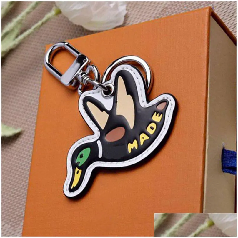 Keychains & Lanyards Designer Keychain Japanese Street Style Mens Ladies Childrens Luxury Keychains Bags Car Pendants High Quality Dr Dhkxw