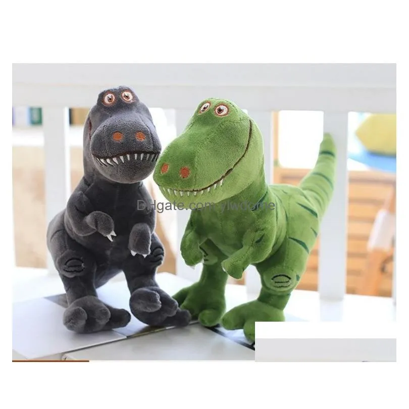 Stuffed & Plush Animals Wholesale Plush Jurassic Toy Hy Wy Cartoon Craft Action Doll Baby Stuff Lot Dinosaur Christmas Drop Delivery T Dhpgy