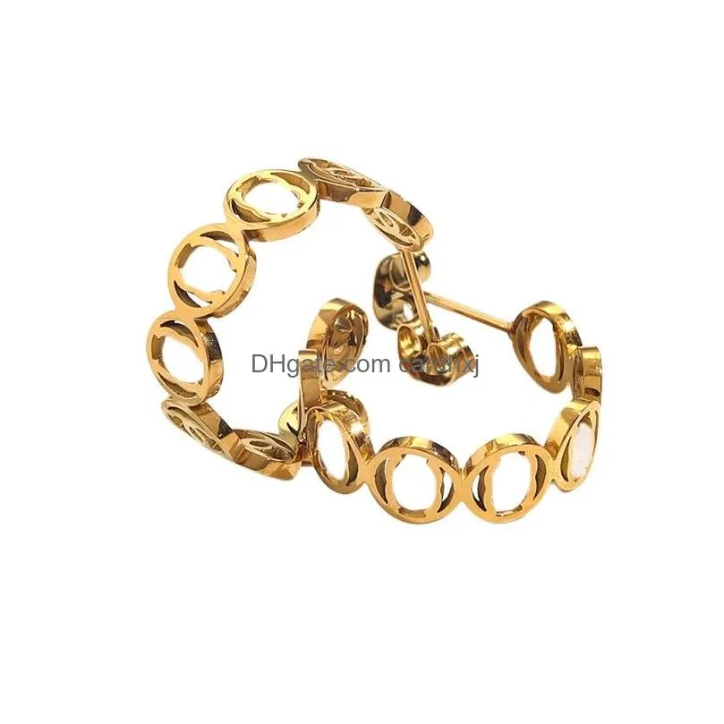 Hoop & Huggie Hie Designer Jewelry Earrings For Women Trendy Jewlery Woman Mossanite Small Hoop Earring Viviene Westwood Vintage Men Dhluq