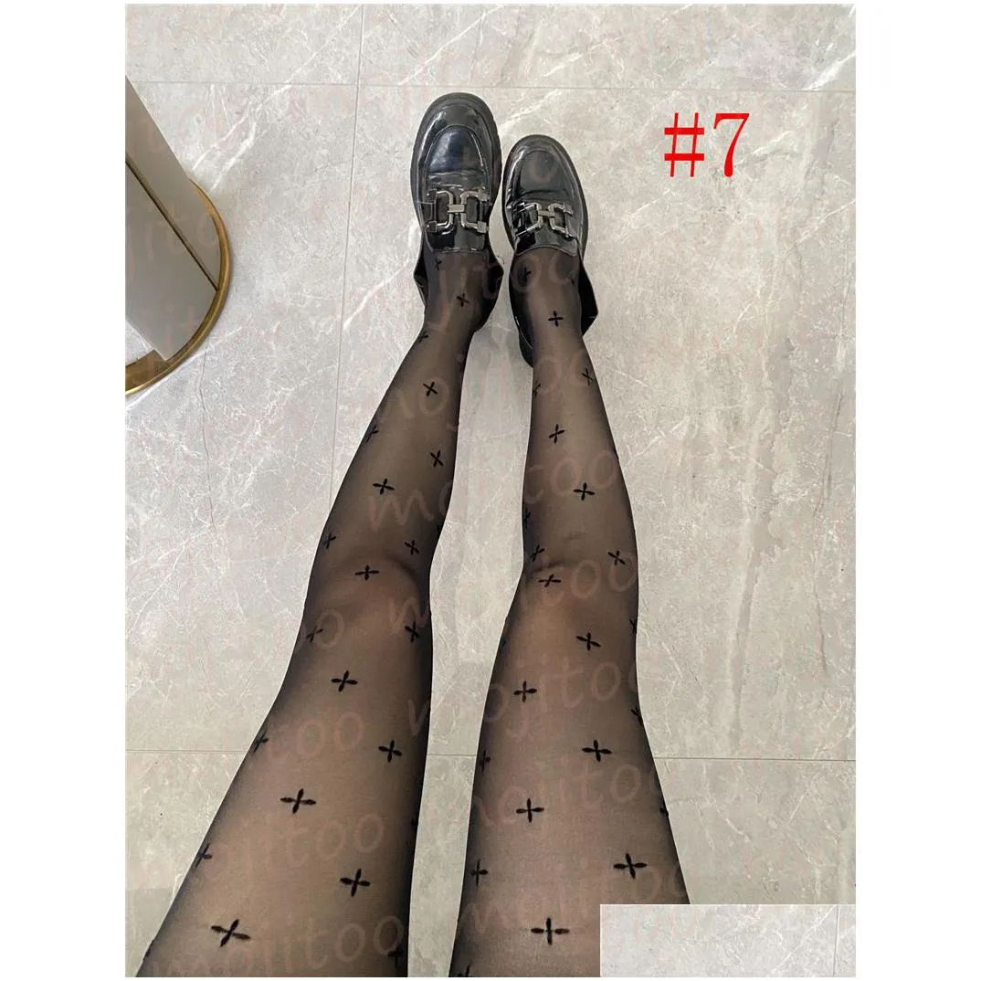 designer stockings womens tights socks luxury leggings design letters stretch net stocking sexy pantyhose for party