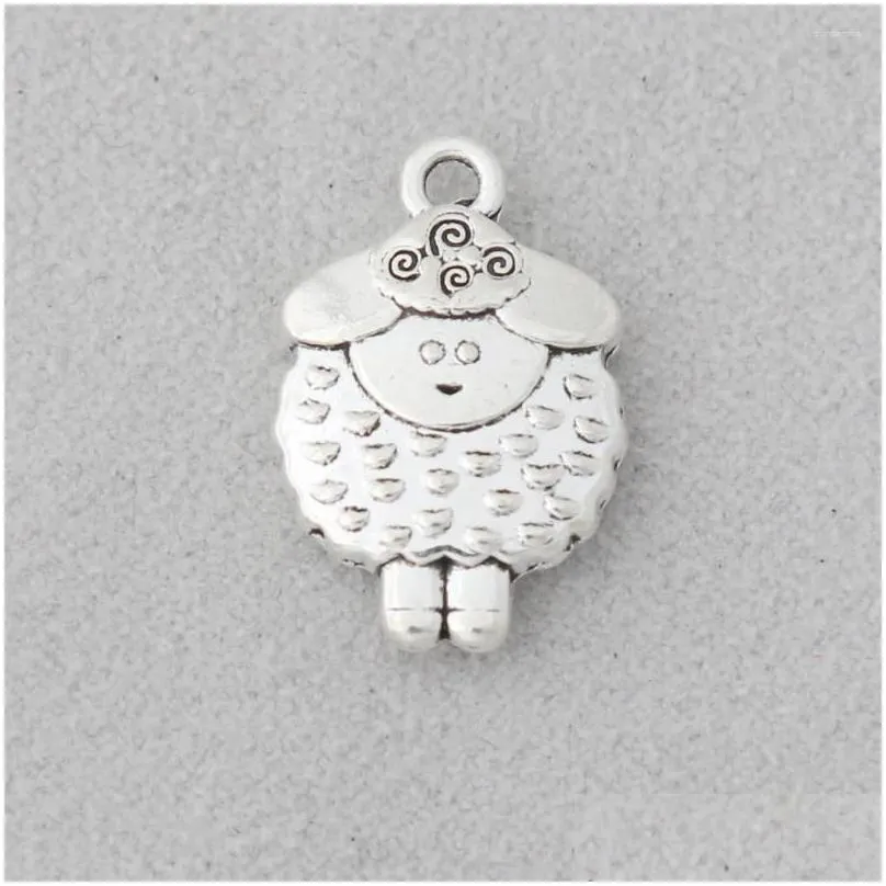 Charms 20Pcs Fashion Alloy Cute Sheep Animal 13 20Mm Aac1419 Drop Delivery Dhwo4