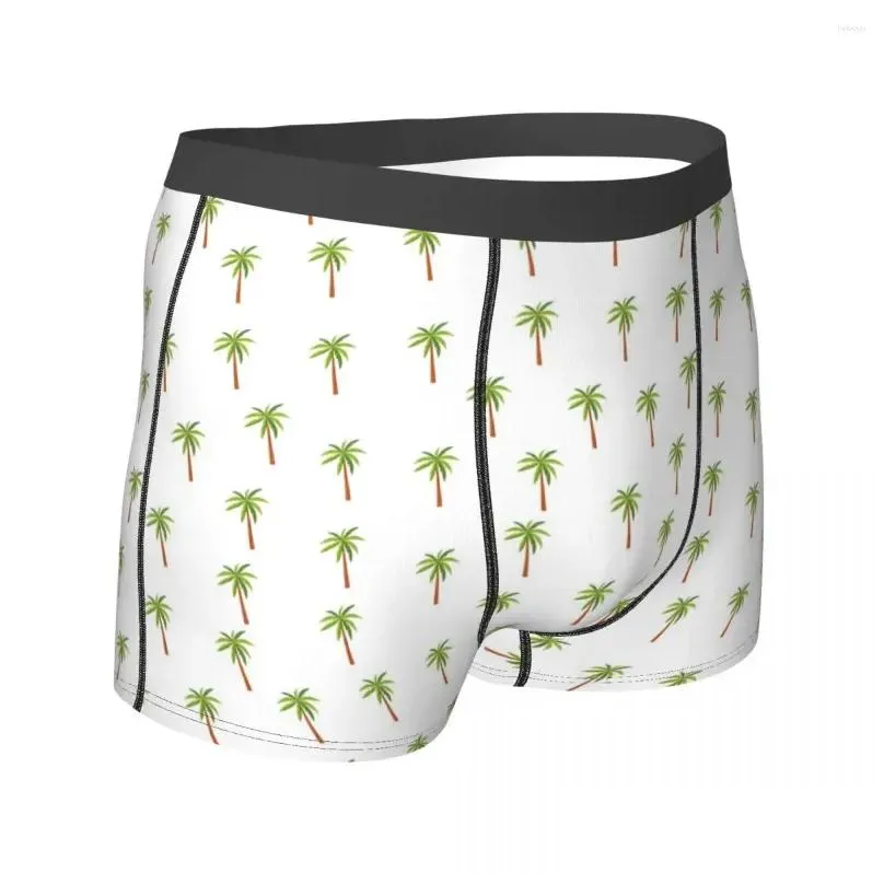 Underpants Palms Pattern Background Cartoons Underwear Vector Art Funny Panties Design Boxer Brief For Men 3D Pouch Large Size