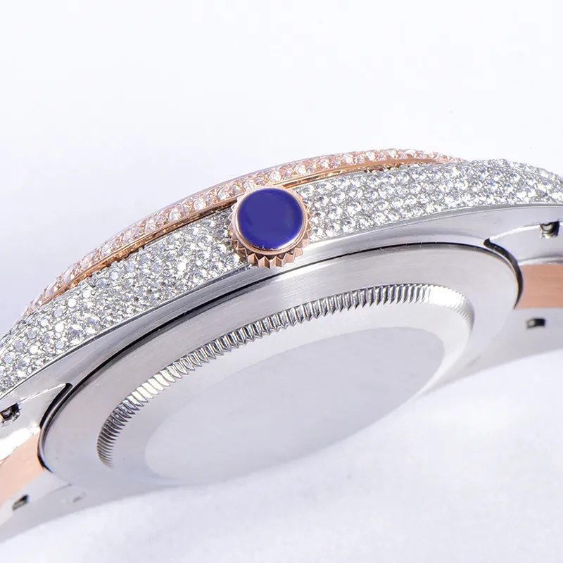 Diamond Watch Designer Watches For Mens Automatic Mechanical Movement Waterproof Bracelet Sapphire Business Stainless Steel 40mm Wristwatch Montre de Luxe