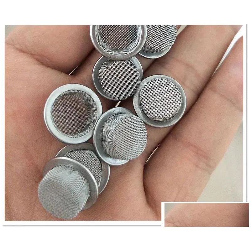 Accessories Sns Bowl Shaped Quartz Crystal Smoking Pipe Tobacco Metal Filters Accessories 15Mm 16Mm 17Mm Round Diameter Drop Delivery Dhrno