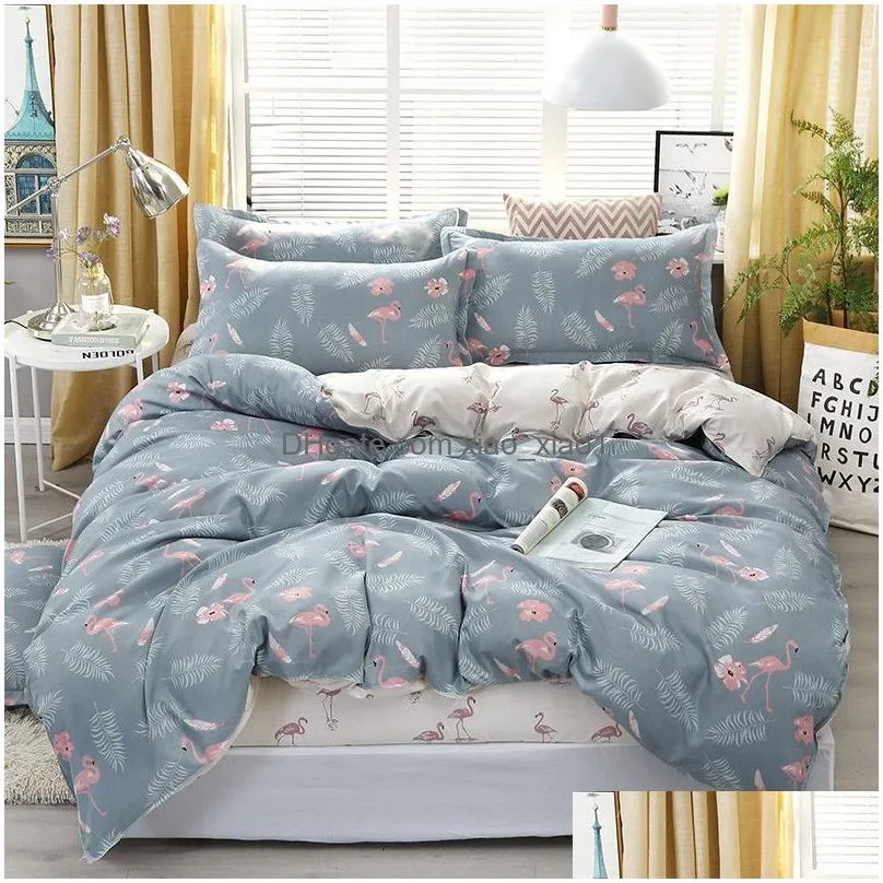 designer bed comforters sets bedding solid simple bedding set modern duvet king queen full twin bed linen brief bed flat sheet set