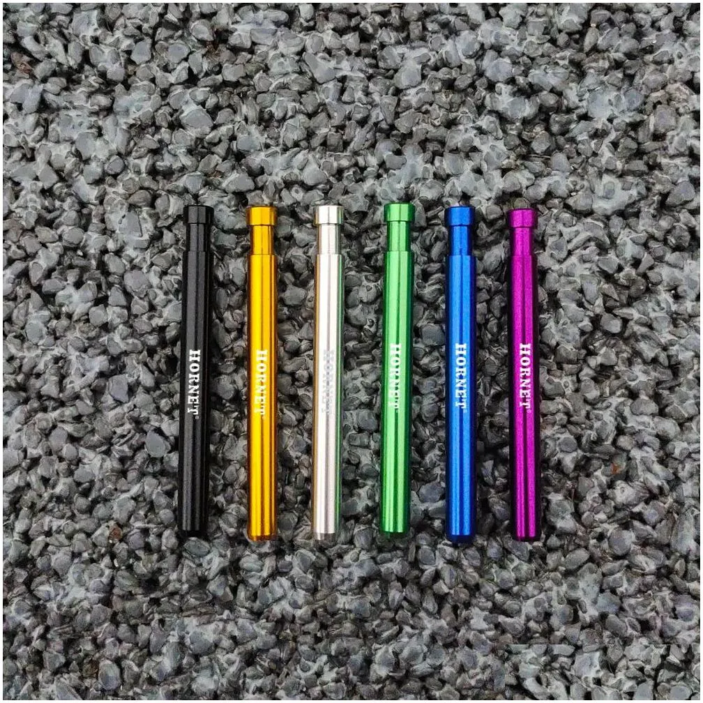 Smoking Pipes Smoke Kit Self Cleaning One Hitter 82Mm Metal Bat Snuff Tobacco Smoking Cigarette Dugout Pipe New Arrivals Sniffer Drop Dh9Wn