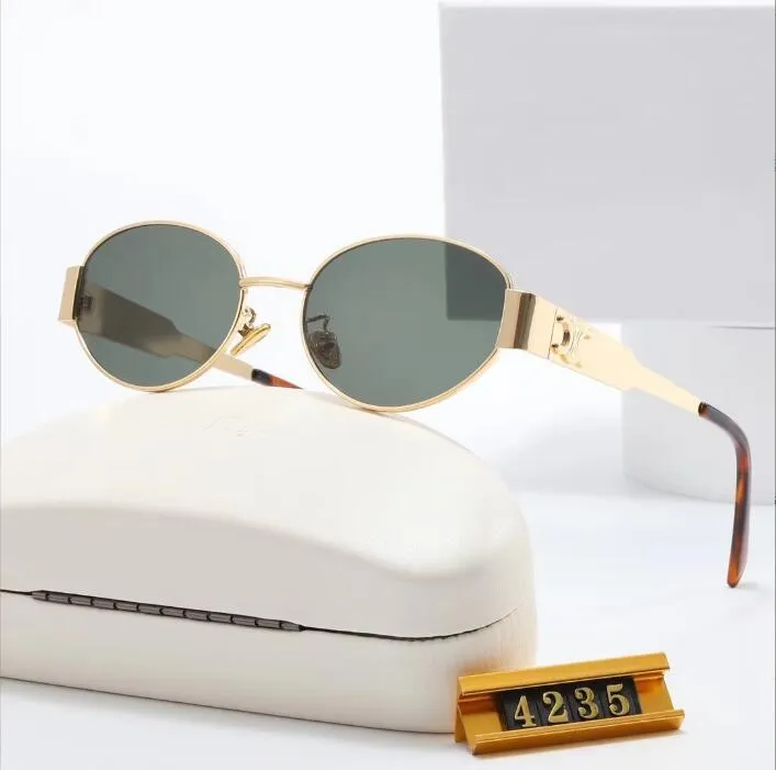 2023 oval new vintage fashion sunglasses womens sunglasses