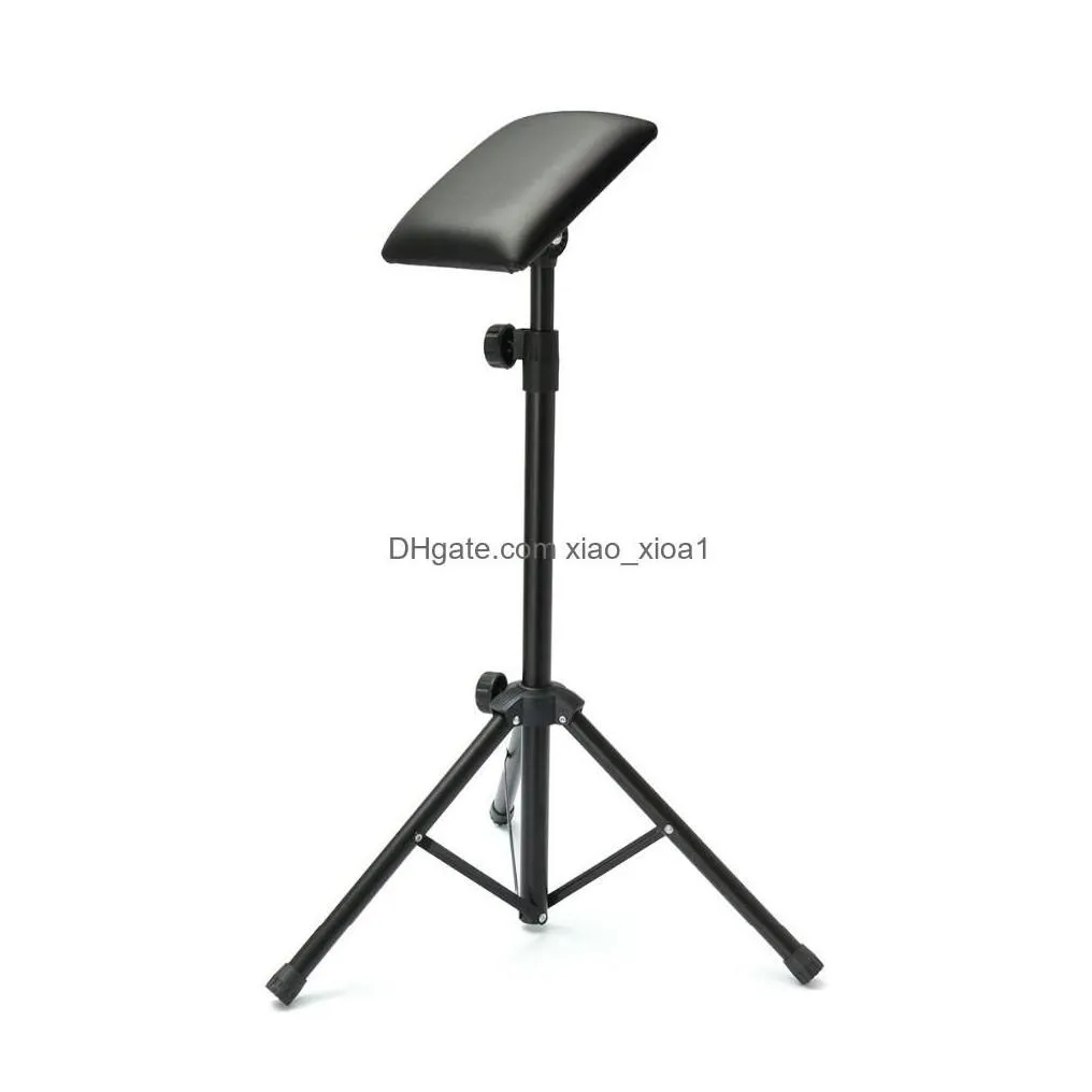 Furniture Accessories Iron Tattoo Arm Leg Rest Stand Portable Fly Adjustable Chair For Studio Work Supply Bed Stool 65-125Cm Drop De