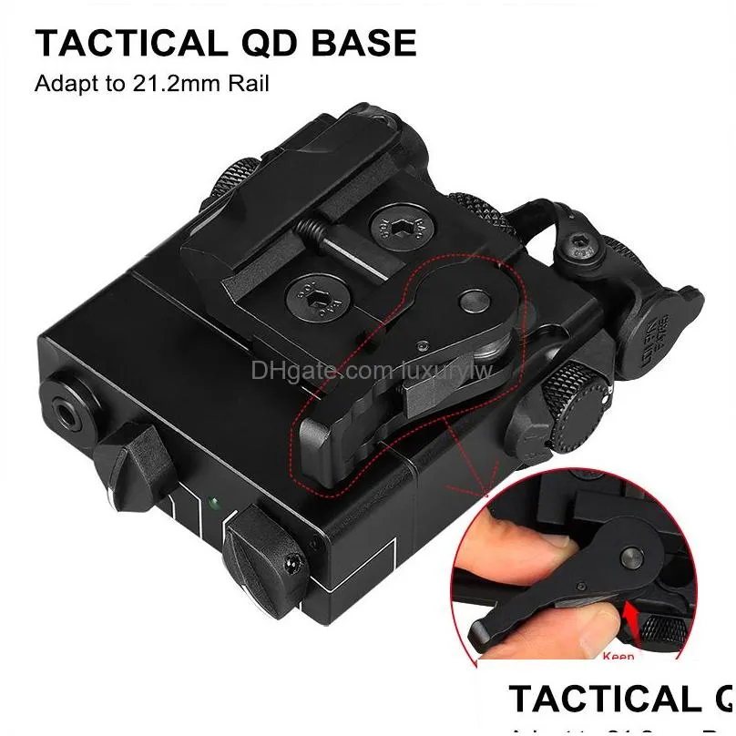 Hunting Scopes D2 Dual Beam Aiming Laser Ir Green Led White Light Illuminator Fl Metal With Remote Battery Box Switch Cl1501387127362 Dh4Hv