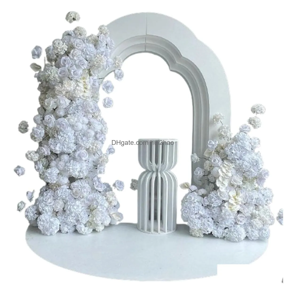 no flowers no including decoration itemwedding decorations acrylic arch backdrop stand s flower stand wedding supplies wedding events stage background arch