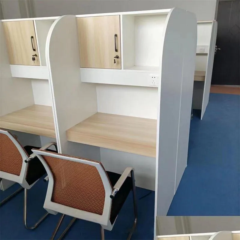 self study room study desk partition enclosed immersive desk and chair