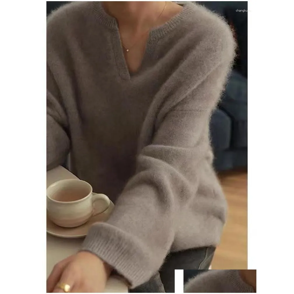 Women`s Sweaters Winter Women Sweater Knitted Cardigan Oversize Girls Woman Cashmere Pullover Tops Long Sleeve Maxi Vintage Y2k Thick