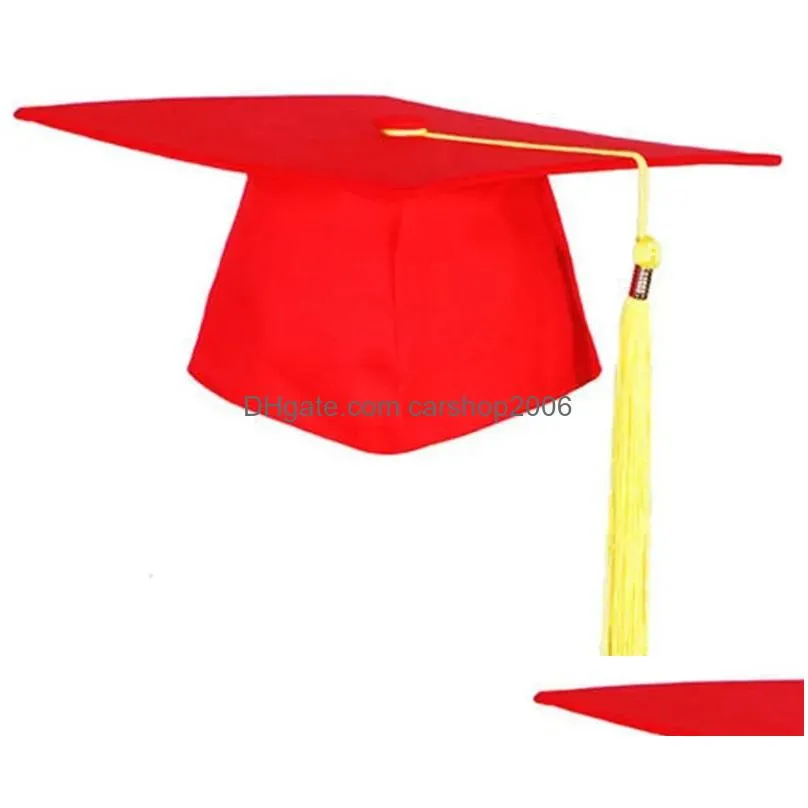 academic hats school graduation party tassels cap for bachelors for master doctor university academic hats jn24