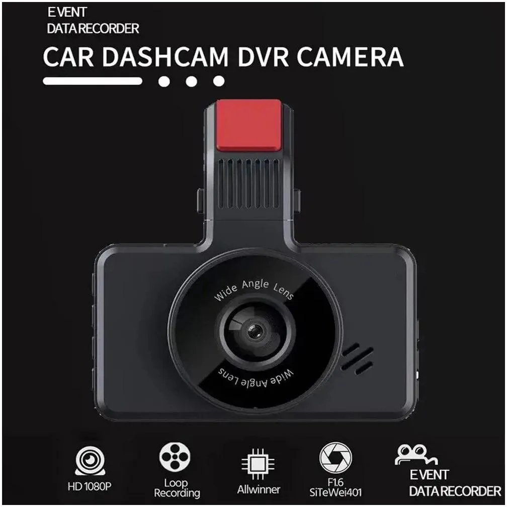 Dash Cam Car DVR 24H HD 1296P Camera Dual Lens Video Recorder Black Box Cycle Dashcam With WiFi G-Sensor Night Camcorder