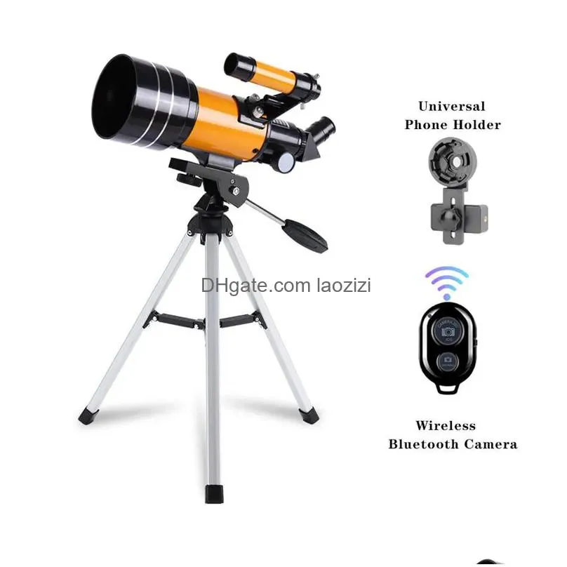 Other Electronics Telescope 150X Zoom Gift For Kid Hd Star Moon Professional Astronomical Space Binocars Powerf Monocar Night Vision Dhjez