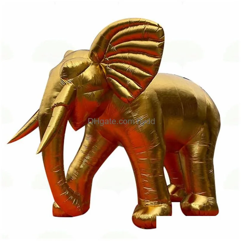 outdoor games decor inflatable elephant  h performance colorful elephants model for festival parade decoration or park show