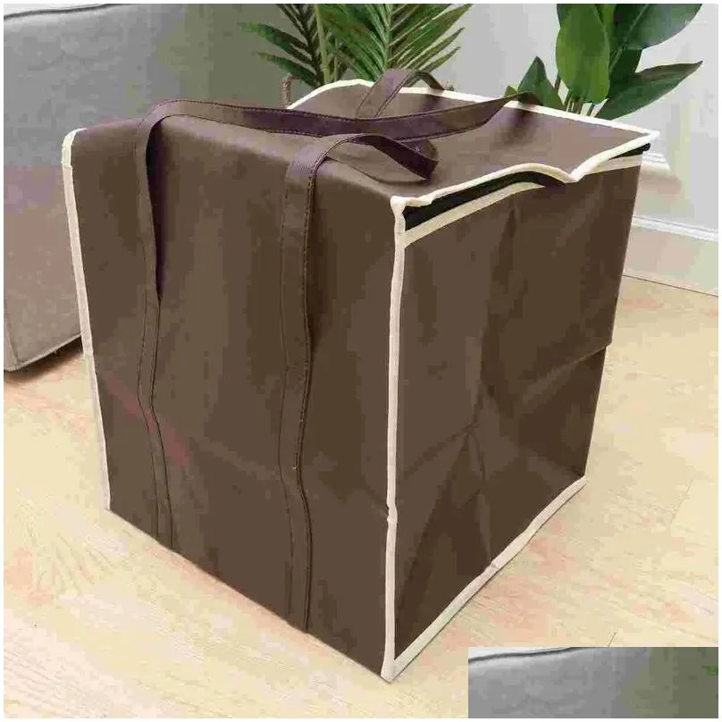 Take Out Containers Nonwovens Insulated Tote Bag Cooler Food Delivery Bags Grocery (40 X 40 43cm)