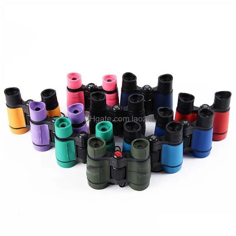 Other Electronics Mini Children Binocars 4 X 30 Rubber Magnification Telescope For Kids Student Outdoor Games Christmas Gift Jsjw1 D Dh5Dx