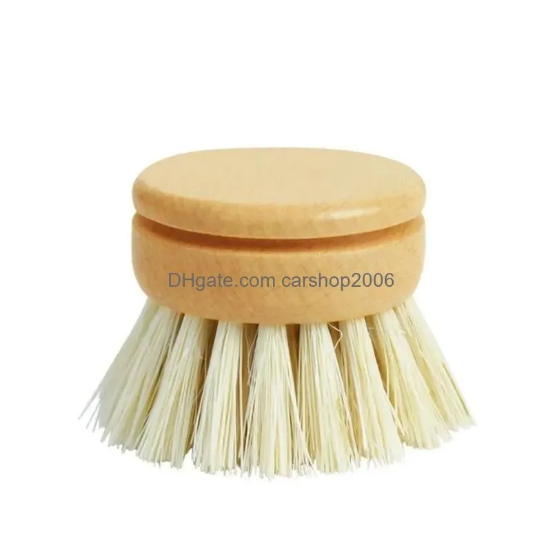 wooden handle cleaning brush kitchen household beech wood long handle dish tool wholesale fy2680 fy2679 ss1203