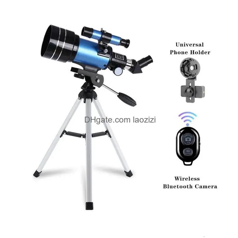 Other Electronics Telescope 150X Zoom Gift For Kid Hd Star Moon Professional Astronomical Space Binocars Powerf Monocar Night Vision Dhjez