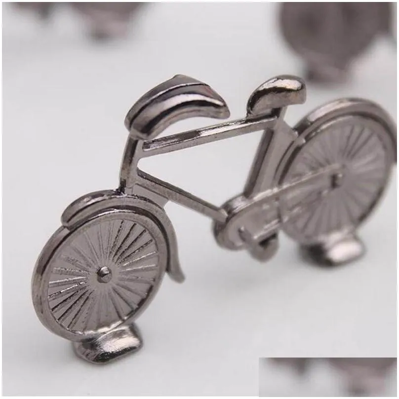 creative vintage bicycle bike table place card holder name number wedding party memo clip restaurants decoration s201727