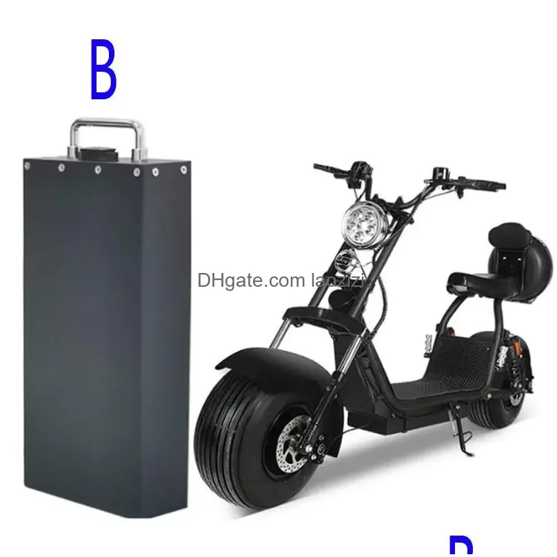 18650 li-ion battery pack 60v 20ah 25.6ah 28ah 72v 19.2ah 21ah 1800w bms for electric harley citycoco x7 x8 x9 scooter bicycle with