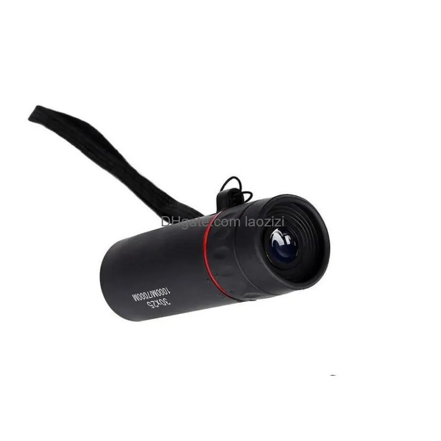 Other Electronics Mini Portable Focus Telescope 30X25 Hd Optical Monocar Low Night Vision Waterproof Zoomable 10X Scope For Travel C Dhrde