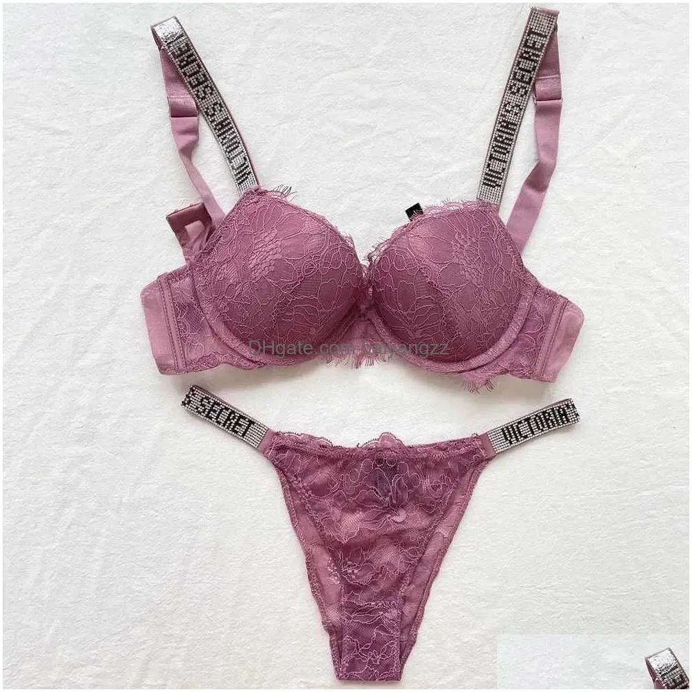 sexy lingerie comfort women set push up bra  lingerie set female 2 piece brand underwear vetement femmel231121