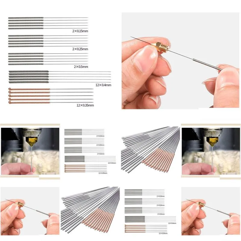 Special cleaning needle for 3D printer accessories nozzle