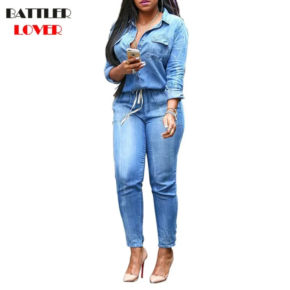 2019 Jean Bodysuit Women Jumpsuit Body Feminino Combinaison Femme Rompers Womens Denim Jumpsuits Body Mujer Women Bodies Femme