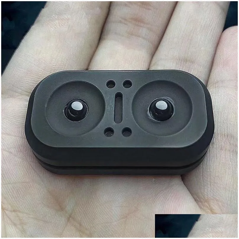 Spinning Top Est Owl Fidget Spinner Push Slider Hand Metal Edc Toys Office Desk For Adts Kids Christmas Gifts 230 Drop Delivery Dhdyb