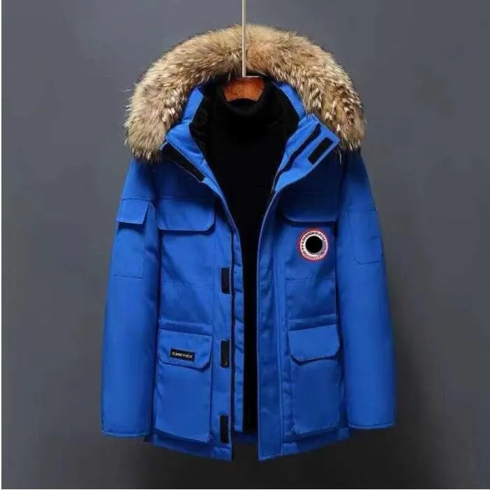 Men's Down Parkas Winter Coat Thick Warm Jackets Work Clothes Jacket Outdoor Thickened Fashion Keeping Couple Live High quality z6